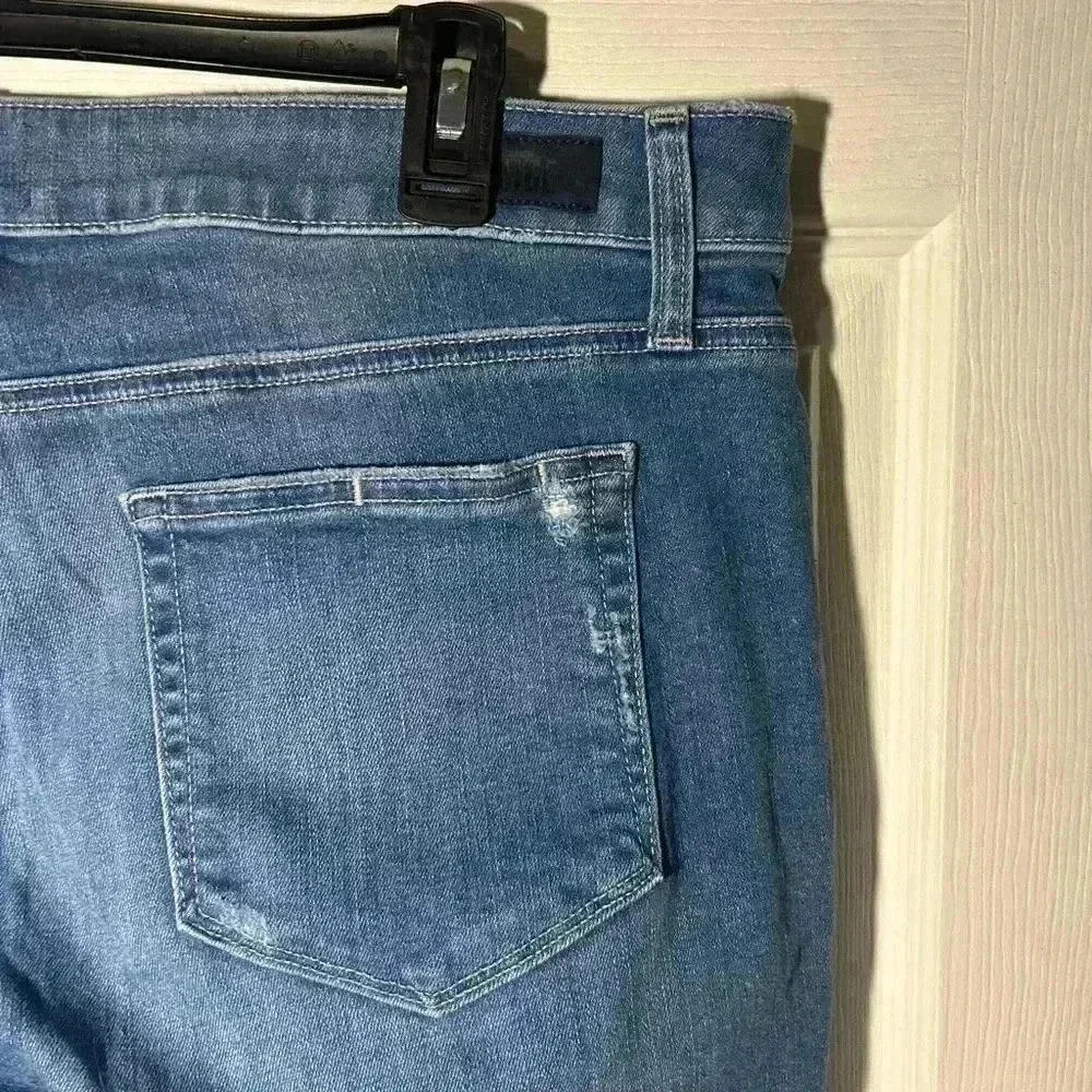 Paige Jimmy Jimmy Crop Jeans Womens Size 31 Distressed Vintage Venice - Picture 5 of 12